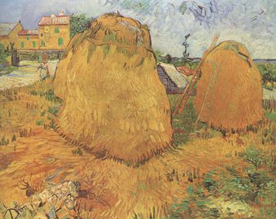 Haystacks in Provence (nn04), Vincent Van Gogh